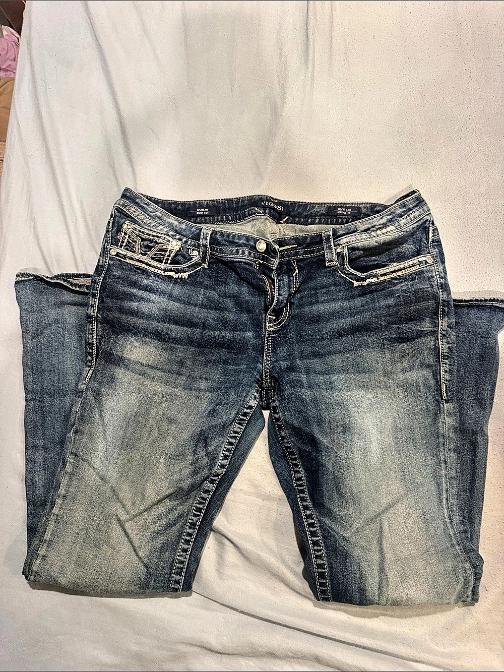 VIGOSS Bootcut Jeans in Blue Waist 7/28